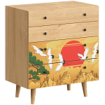 Комод с принтом на ящиках Elise Chest of Drawers варинант исполнения - 16 | Loft Concept в Кирове