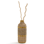 Ваза декоративная из натурального плетеного бамбука Bamboo Decor 42 варинант исполнения - 1 | Loft Concept в Кирове