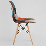 Стул с обивкой в технике пэчворк DSW варинант исполнения - 3 | Loft Concept в Кирове