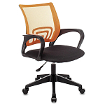 Офисное кресло с основанием из черного пластика Desk chairs Orange варинант исполнения - 1 | Loft Concept в Кирове