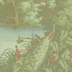 Обои ручная роспись Le Brésil Pastel варинант исполнения - 1 | Loft Concept в Кирове