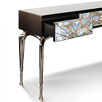 Консоль с 3-мя выдвижными ящиками и фасадом с эффектом трещины Visionnaire варинант исполнения - 1 | Loft Concept в Кирове