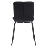 Стул черный с обивкой из велюра Black Archie Chair варинант исполнения - 4 | Loft Concept в Кирове
