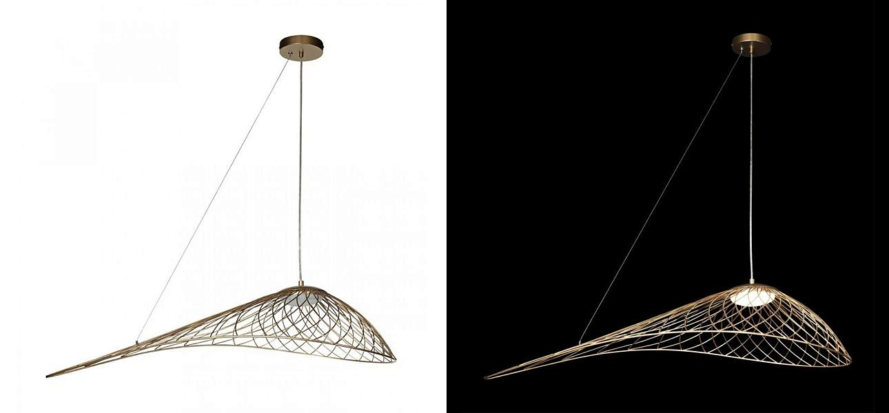 Светильник подвесной Friture Vertigo Pendant Gold 75 см Светильник подвесной Friture Vertigo Pendant Gold 75 см - Loft-Concept в Кирове