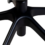 Стул с мягкой синей обивкой из велюра и подъемно-поворотным механизмом на черных колесиках Harper Blue варинант исполнения - 6 | Loft Concept в Кирове