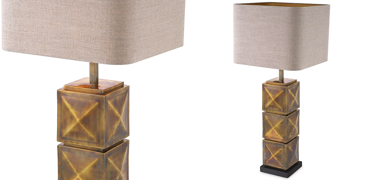 Настольная лампа Eichholtz Table Lamp Carlo Brass Настольная лампа Eichholtz Table Lamp Carlo Brass - Loft-Concept в Кирове
