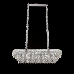 Люстра овальная с каскадом из прозрачного хрусталя Constant Sparks варинант исполнения - 3 | Loft Concept в Кирове