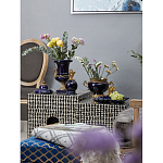 Менажница темно-синяя фарфоровая с бронзовой фигуркой ангела Eden Garden варинант исполнения - 6 | Loft Concept в Кирове