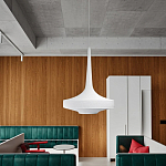 Подвесной вязаный белый светильник «Лампа Марракеша» варинант исполнения - 4 | Loft Concept в Кирове