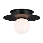 Потолочный светильник с шарообразным плафоном из белого матового стекла Generation Lighting варинант исполнения - 2 | Loft Concept в Кирове