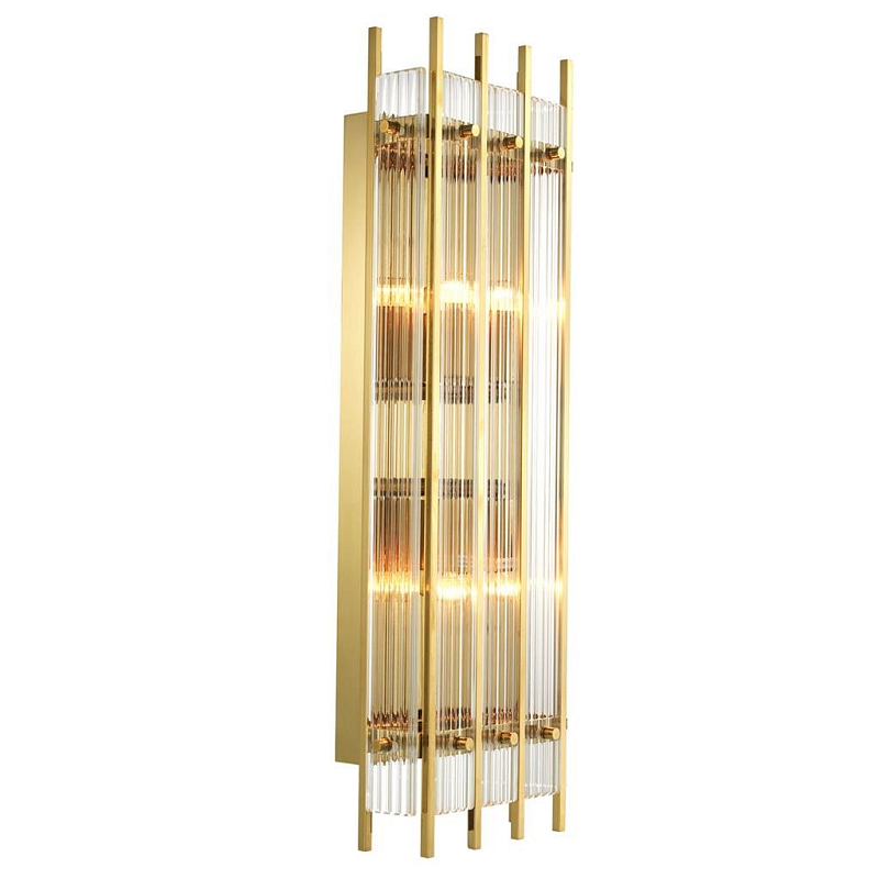 Бра Wall Lamp Sparks L Gold Глянцевое золото Прозрачный (Transparent) Бра Wall Lamp Sparks L Gold Глянцевое золото Прозрачный (Transparent) в Кирове | Loft Concept