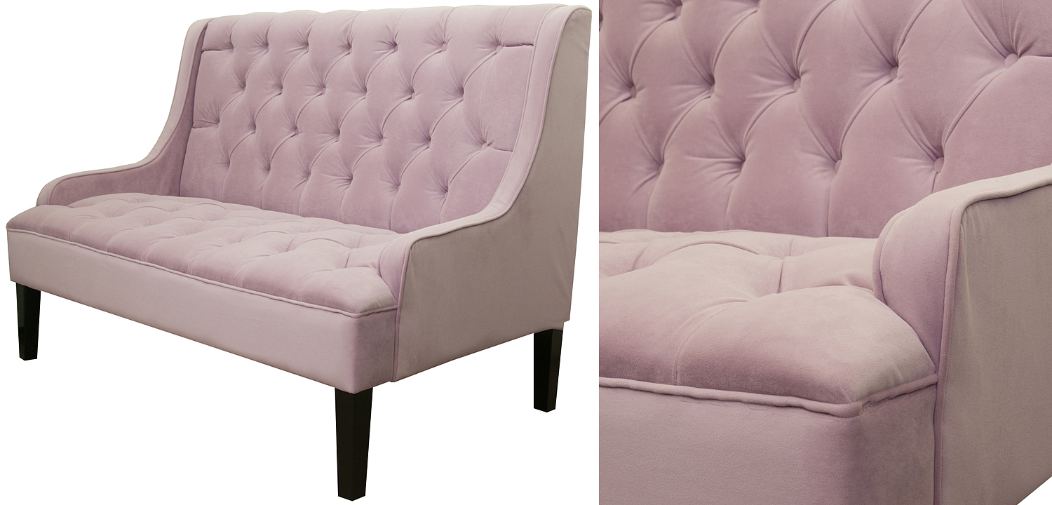 Диван Folket Sofa velour pink Диван Folket Sofa velour pink - Loft-Concept в Кирове