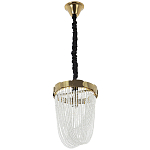 Подвесная люстра с хрустальными подвесками Riche Crystal Metal Chandelier 1 варинант исполнения - 2 | Loft Concept в Кирове