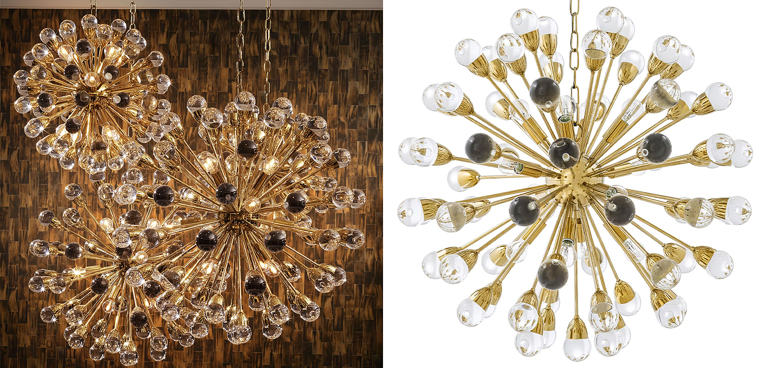 Люстра Eichholtz Chandelier Anto L Gold - Loft-Concept в Кирове