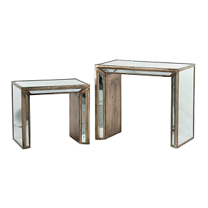 Комплект столиков с зеркальной столешницей Richard