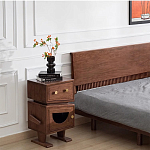 Тумбочка прикроватная с ящиком и дверцей Робот Robot Desk варинант исполнения - 8 | Loft Concept в Кирове