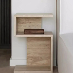 Дизайнерский журнальный стол фигурный с полками Gulip варинант исполнения - 1 | Loft Concept в Кирове