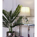 Настольная лампа с кремовым абажуром на граненном основании Crystal Facets варинант исполнения - 1 | Loft Concept в Кирове