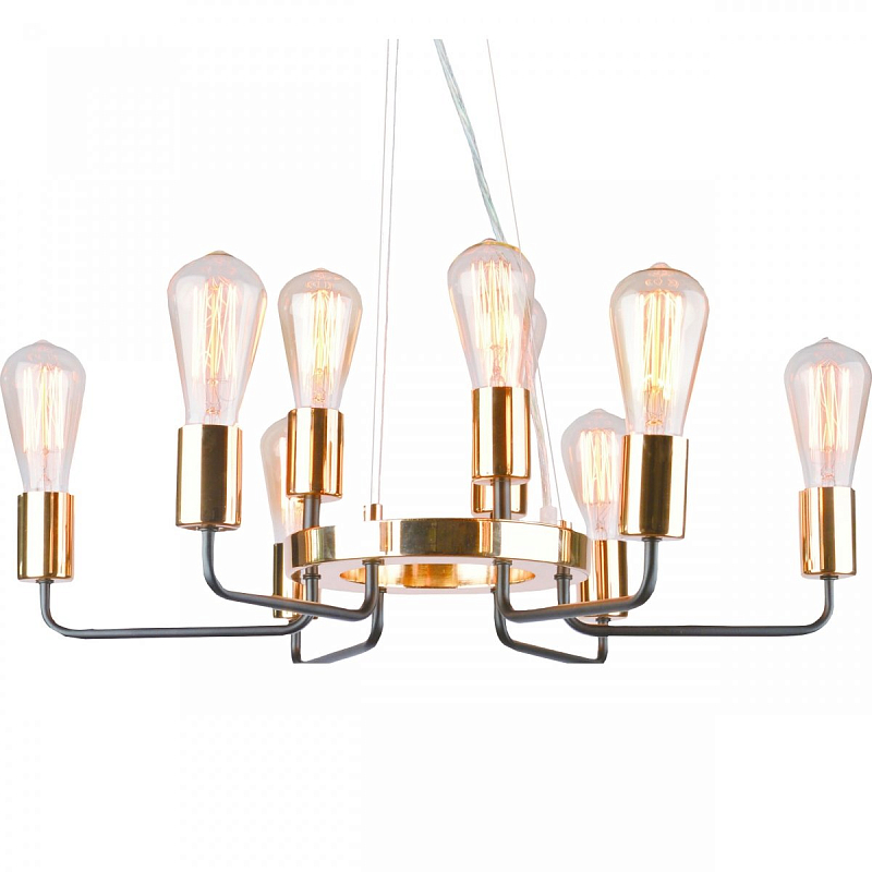 Люстра Gold Stick Chandelier Глянцевое золото в Кирове | Loft Concept 