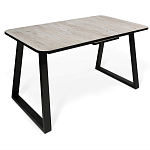 Стол обеденный раздвижной с прямоугольной бежевой столешницей Magali варинант исполнения - 1 | Loft Concept в Кирове