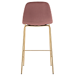 Барный стул на золотистых ножках VENDRAMIN Pink варинант исполнения - 5 | Loft Concept в Кирове