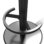 Барный стул вращающийся со спинкой Бежевый Велюр Vendramin Chair варинант исполнения - 5 | Loft Concept в Кирове