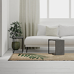 Комплект из 2-х приставных столов серого цвета из дерева ZIGOSH RETRO GREY варинант исполнения - 3 | Loft Concept в Кирове