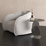 Дизайнерский журнальный стол с основанием из круглых элементов Lirod варинант исполнения - 2 | Loft Concept в Кирове