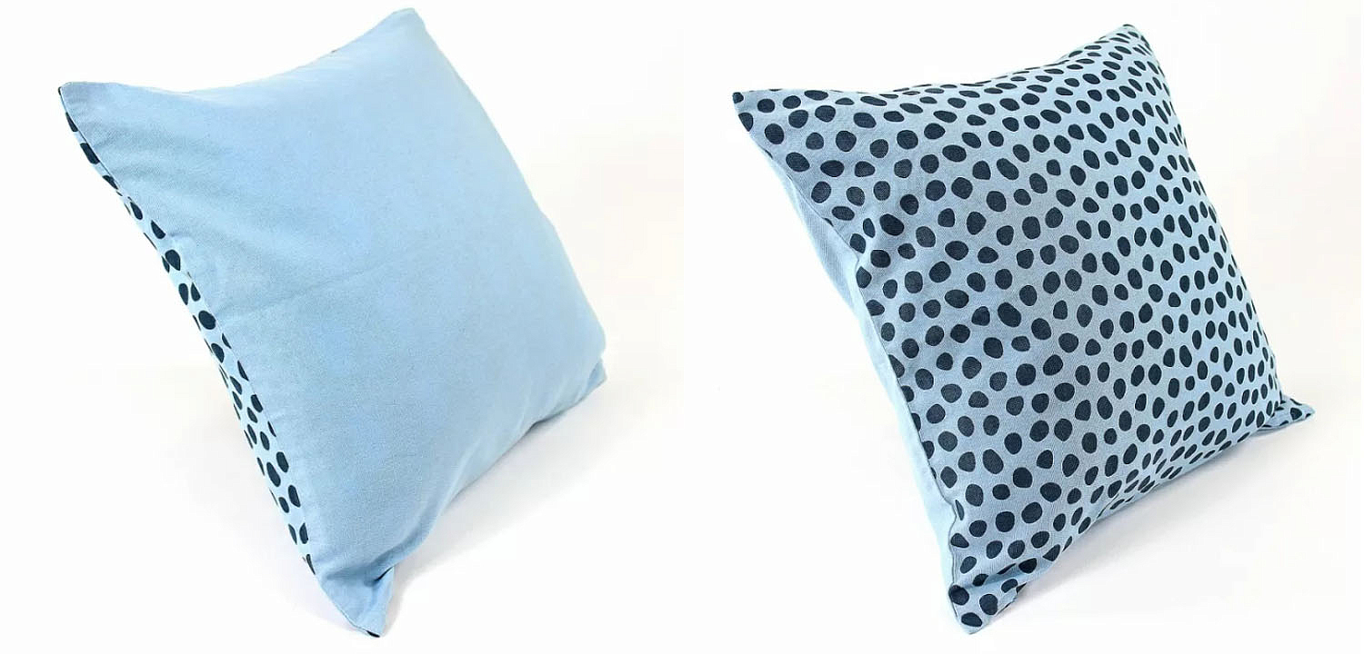 Чехол на подушку Spotted Look blue Чехол на подушку Spotted Look blue - Loft-Concept в Кирове