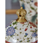 Шкатулка в форме яйца на величественных львах из фарфора с бронзовыми элементами Eden Garden варинант исполнения - 5 | Loft Concept в Кирове