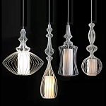 Подвесной светильник Wire Dream Pendant 2 Белый варинант исполнения - 1 | Loft Concept в Кирове