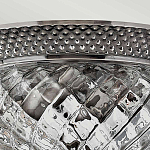 Потолочный светильник с чашеобразным плафоном из толстого волнообразного стекла и широким узорчатым основанием Hinkley варинант исполнения - 8 | Loft Concept в Кирове