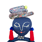 Кукла из одежды и павлопосадских платков Rusalka Blue Jeans варинант исполнения - 2 | Loft Concept в Кирове