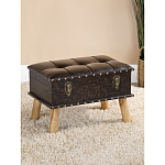 Пуф Leather Chest варинант исполнения - 5 | Loft Concept в Кирове