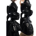 Комплект из 2-х деревянных статуэток Asmat Statuettes Black варинант исполнения - 6 | Loft Concept в Кирове