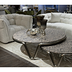 Стол журнальный круглый с узором Table Hypontic Pattern варинант исполнения - 6 | Loft Concept в Кирове