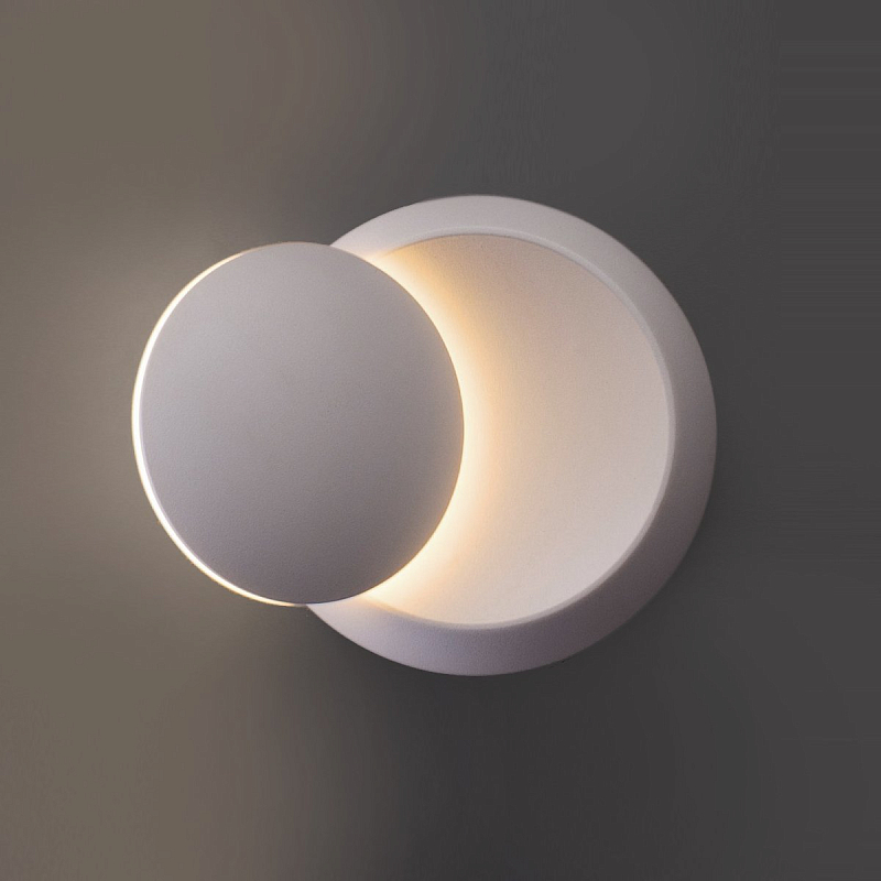 Бра Light Point Luna Wall Lamp White Белый Бра Light Point Luna Wall Lamp White Белый в Кирове | Loft Concept