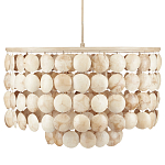 Люстра с каскадом из круглых декоративных элементов Texture Discs варинант исполнения - 3 | Loft Concept в Кирове