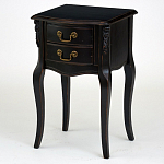 Тумба прикроватная из массива березы с 2-мя ящиками в стиле прованс Vintage варинант исполнения - 2 | Loft Concept в Кирове