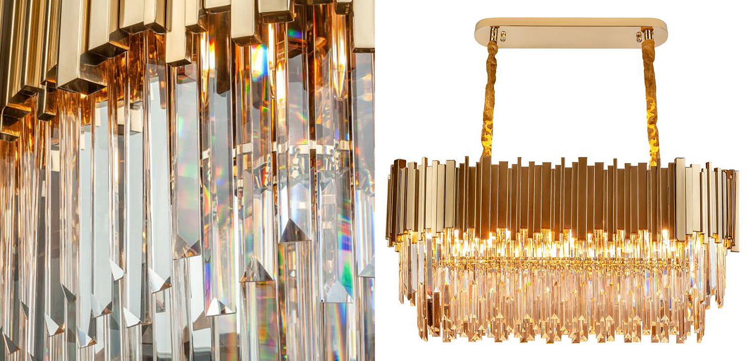 Большая многоярусная люстра Cascade Glass Metal Luxxu Chandelier 100 Большая многоярусная люстра Cascade Glass Metal Luxxu Chandelier 100 - Loft-Concept в Кирове