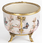 Фарфоровая чаша с бронзовыми элементами Eden Garden варинант исполнения - 3 | Loft Concept в Кирове