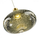 Подвесной светильник с прозрачным стеклянным плафоном округлой формы Effervia  варинант исполнения - 14 | Loft Concept в Кирове