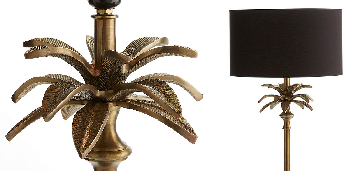 Торшер Palm Black Lampshade Торшер Palm Black Lampshade - Loft-Concept в Кирове