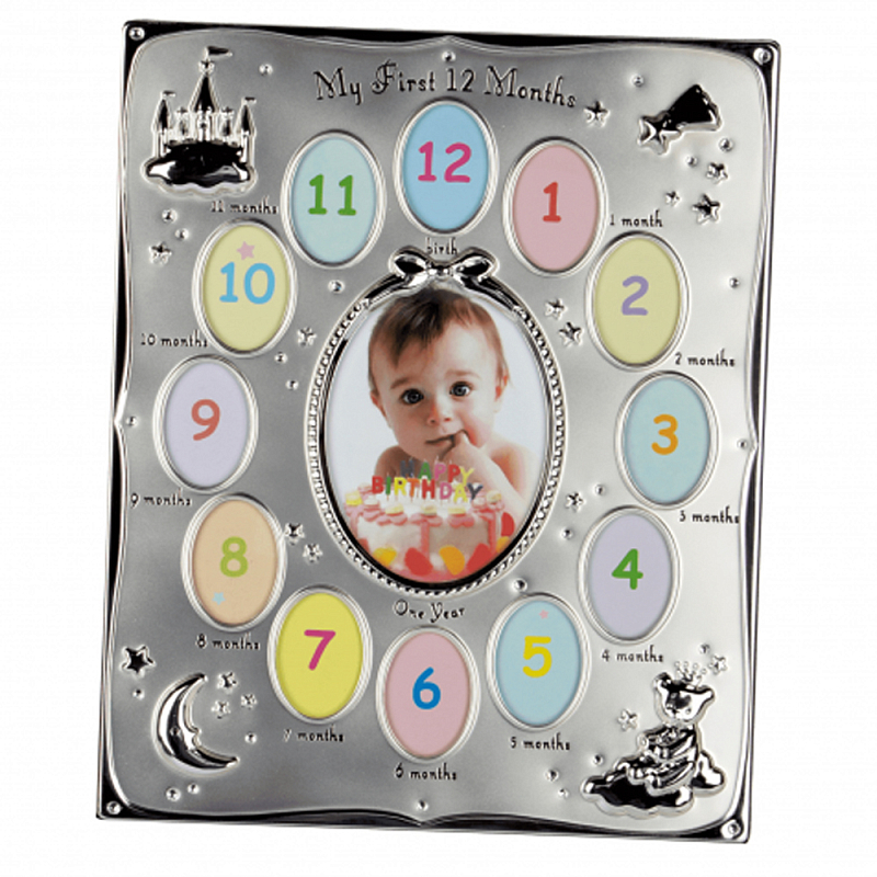 Фоторамка детская Childhood Corner Watch 13 фото Серебристый в Кирове | Loft Concept 