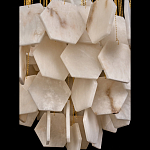 Люстра с фигурными подвесками из натурального камня Glowing Spheres варинант исполнения - 5 | Loft Concept в Кирове