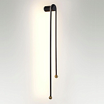 Бра черного цвета с изогнутым плафоном Luke Lampco Tracer Lamp варинант исполнения - 4 | Loft Concept в Кирове