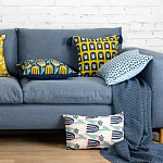 Чехол на подушку с двусторонним принтом и кисточками Ophelia Grove варинант исполнения - 6 | Loft Concept в Кирове