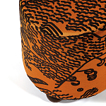 Пуф Wakonda Terracotta Tiger Mountain с Круглыми ножками  варинант исполнения - 1 | Loft Concept в Кирове