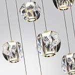 Люстра каскадня с 27-ю прозрачными шарообразными подвесами Bubbles Bocci варинант исполнения - 3 | Loft Concept в Кирове