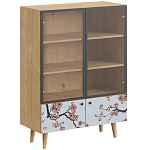 Витрина с изображением на дверцах Elise Cupboard варинант исполнения - 6 | Loft Concept в Кирове